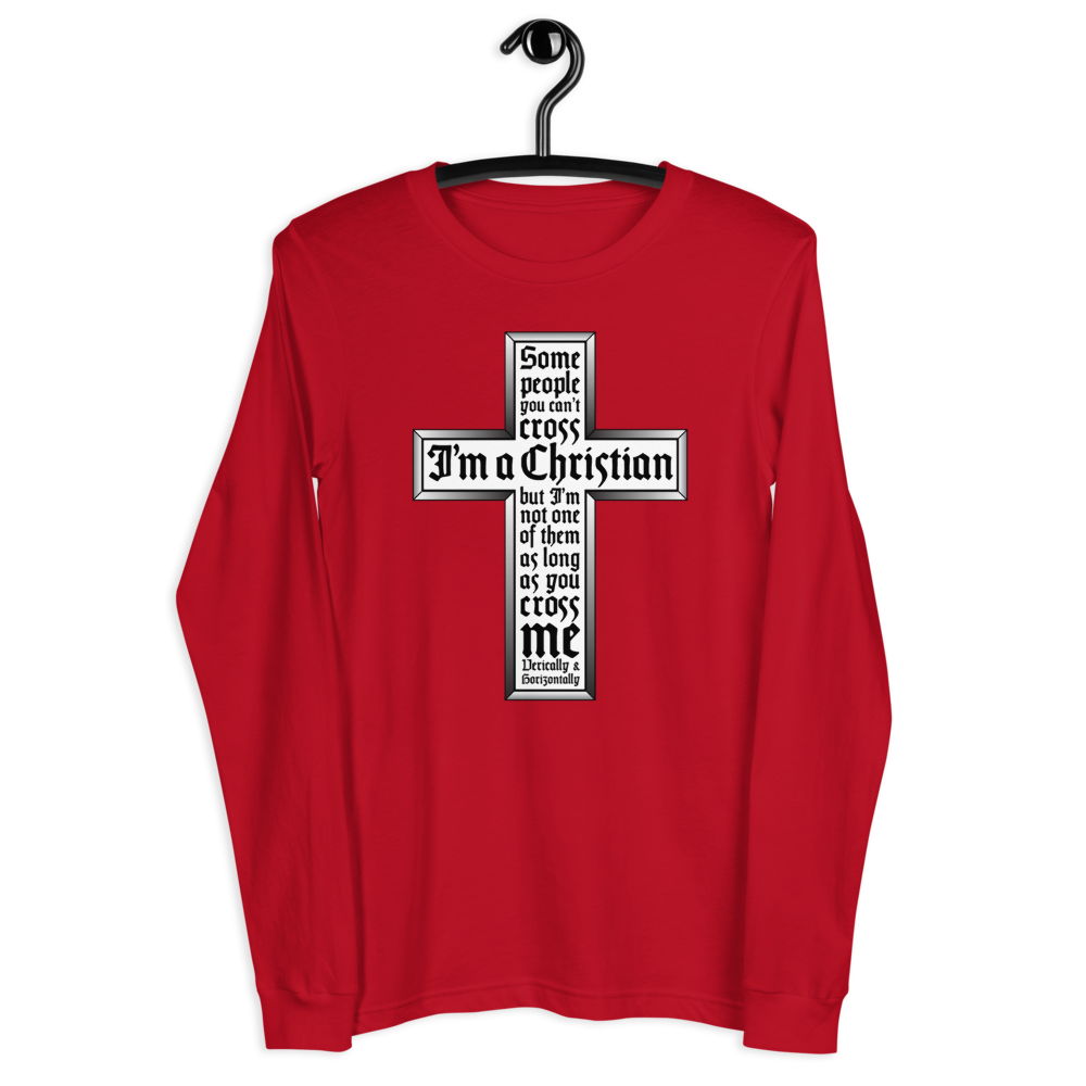 L/S T-Shirt with "I'm A Christian" Design