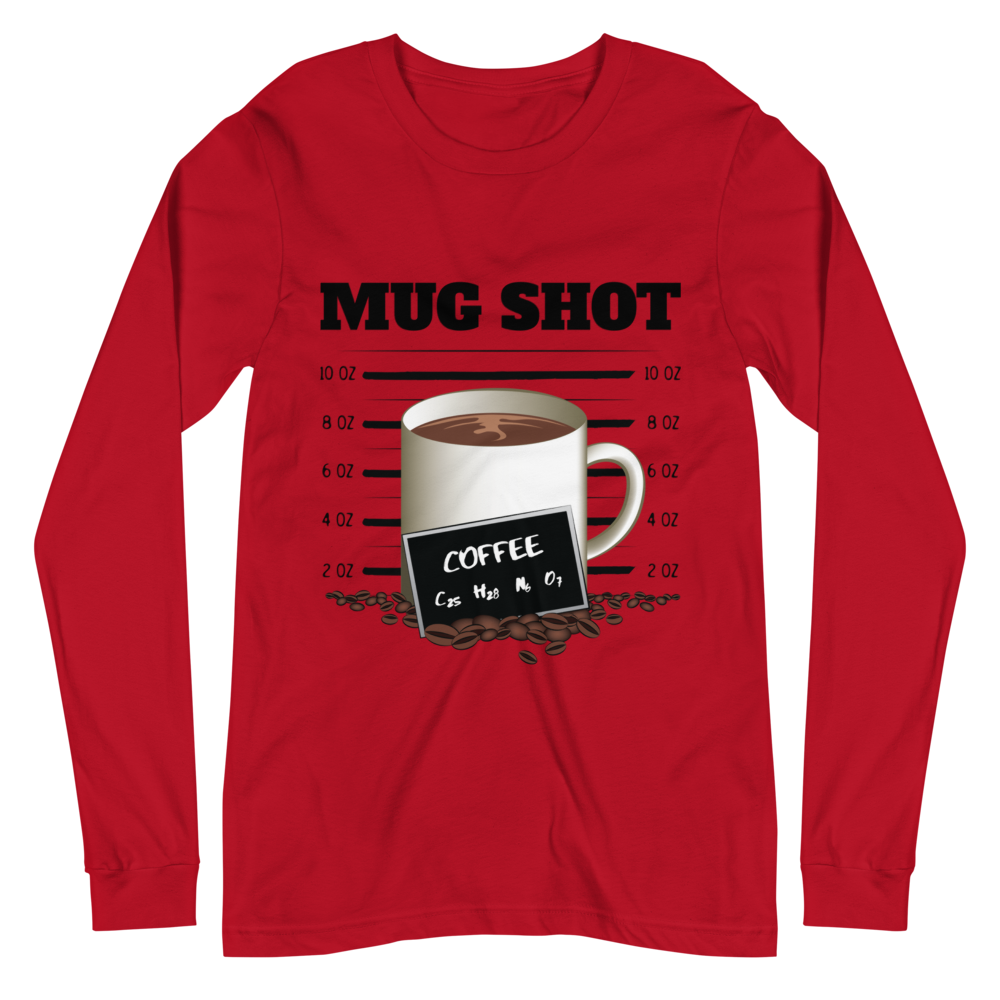 L/S T-Shirt with "MUG SHOT" Design