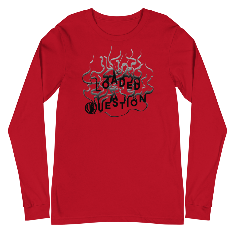 L/S T-Shirt with "Loaded Question" Design