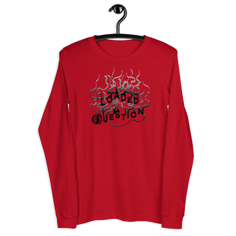 L/S T-Shirt with "Loaded Question" Design