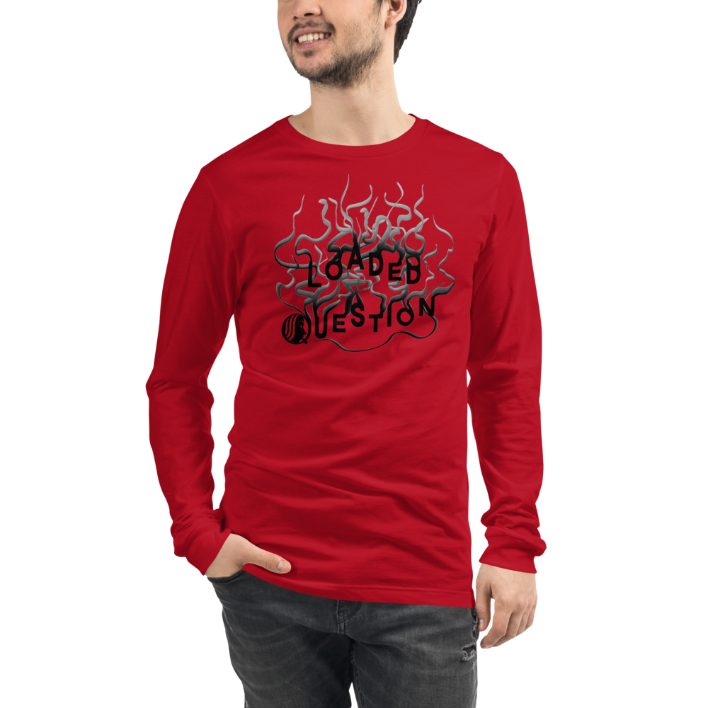 L/S T-Shirt with "Loaded Question" Design