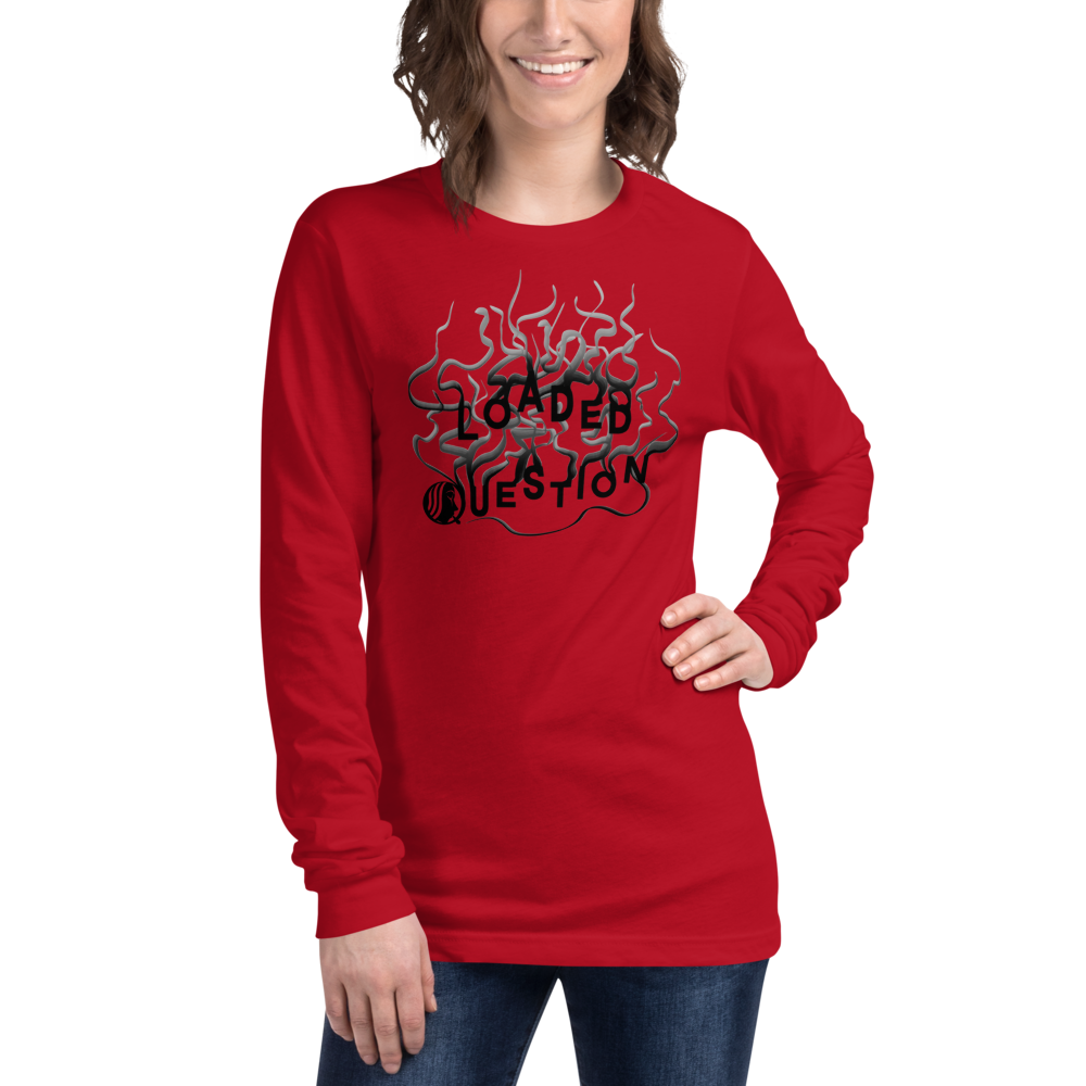 L/S T-Shirt with "Loaded Question" Design