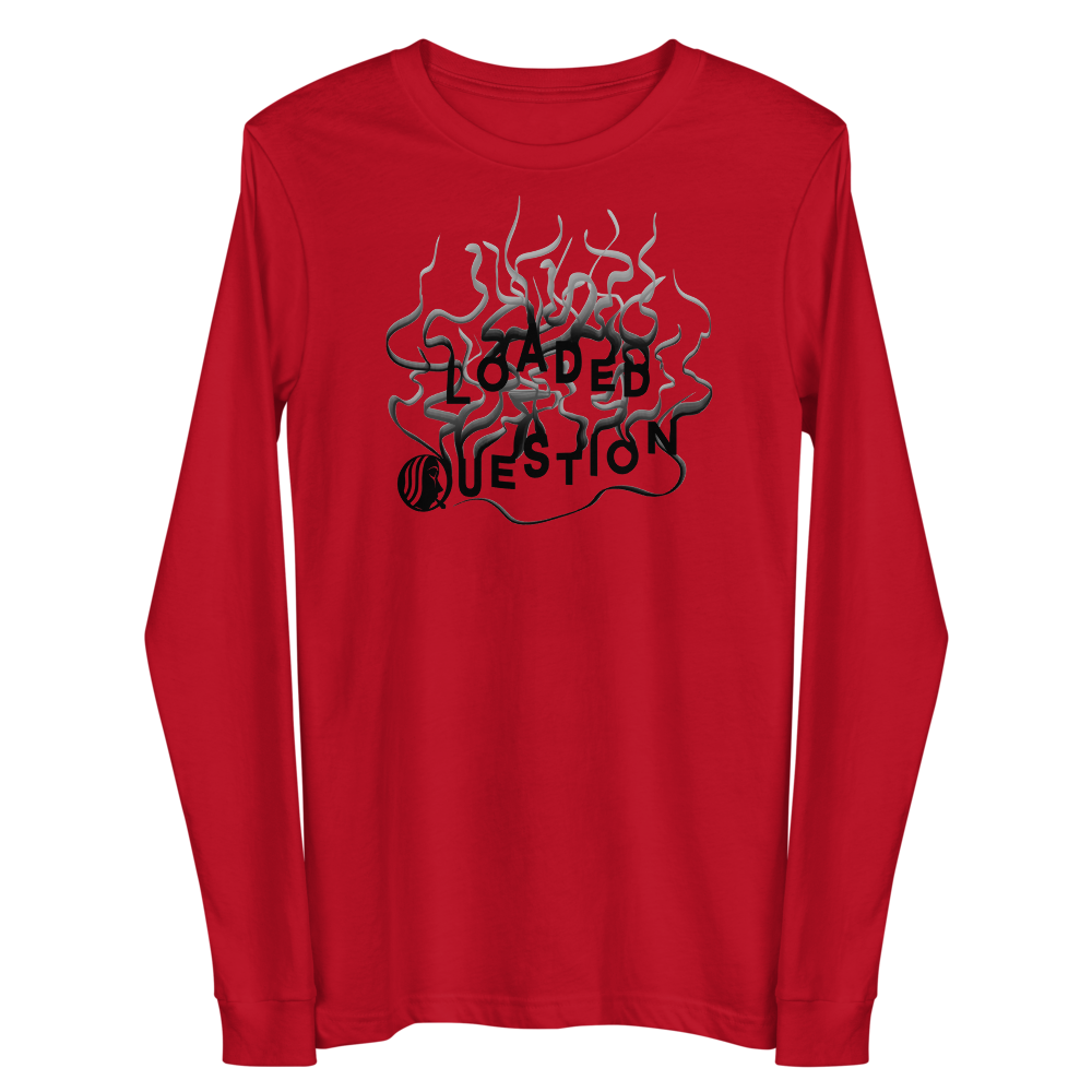 L/S T-Shirt with "Loaded Question" Design