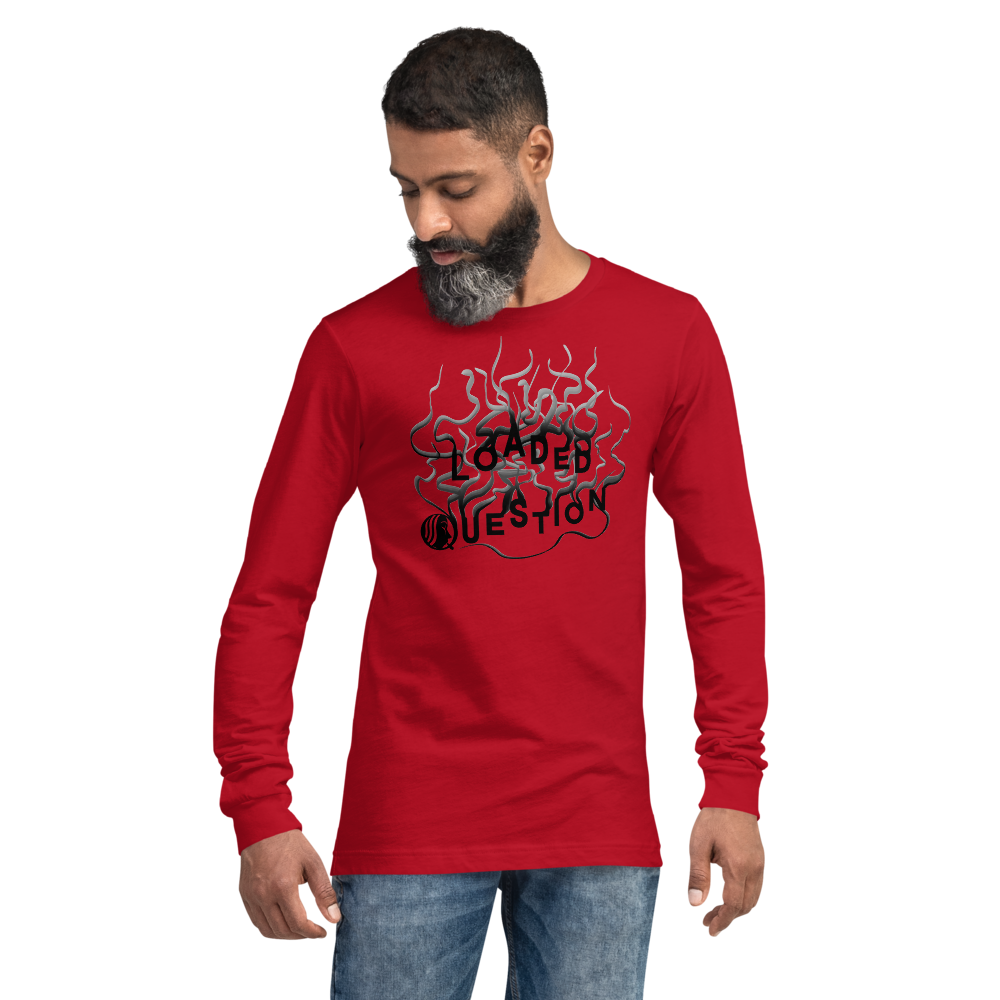 L/S T-Shirt with "Loaded Question" Design