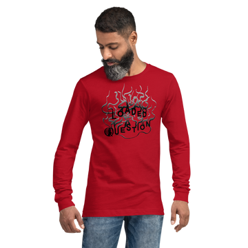 L/S T-Shirt with "Loaded Question" Design