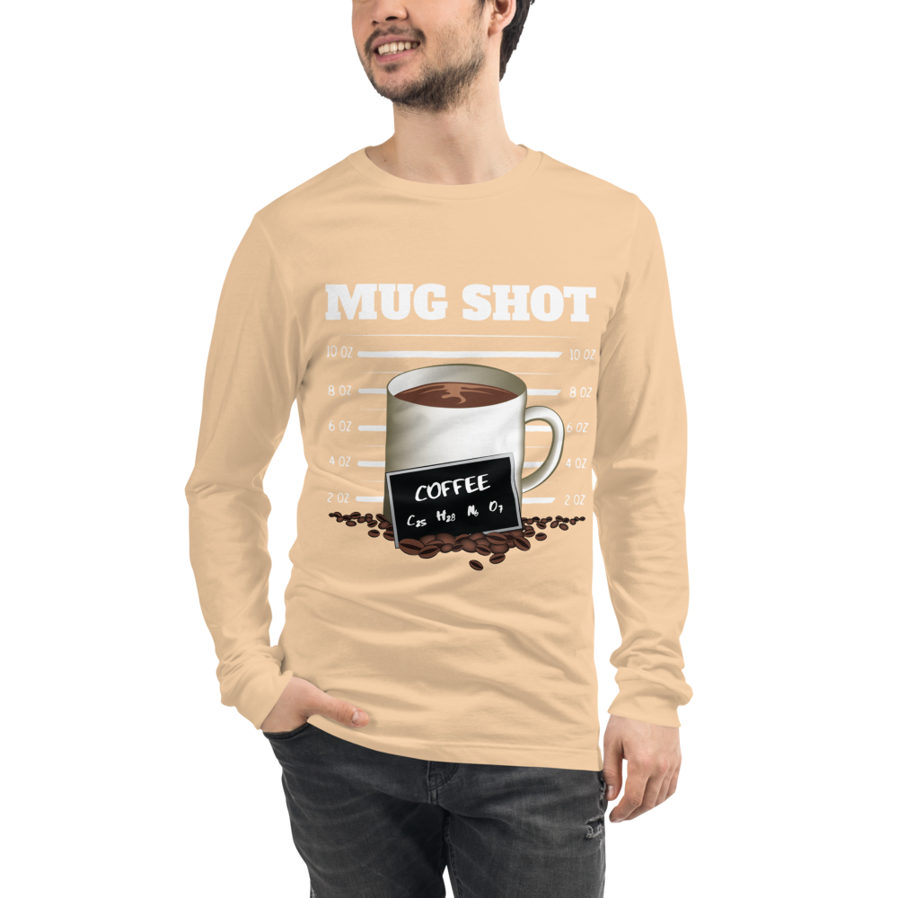 L/S T-Shirt with "MUG SHOT" Design