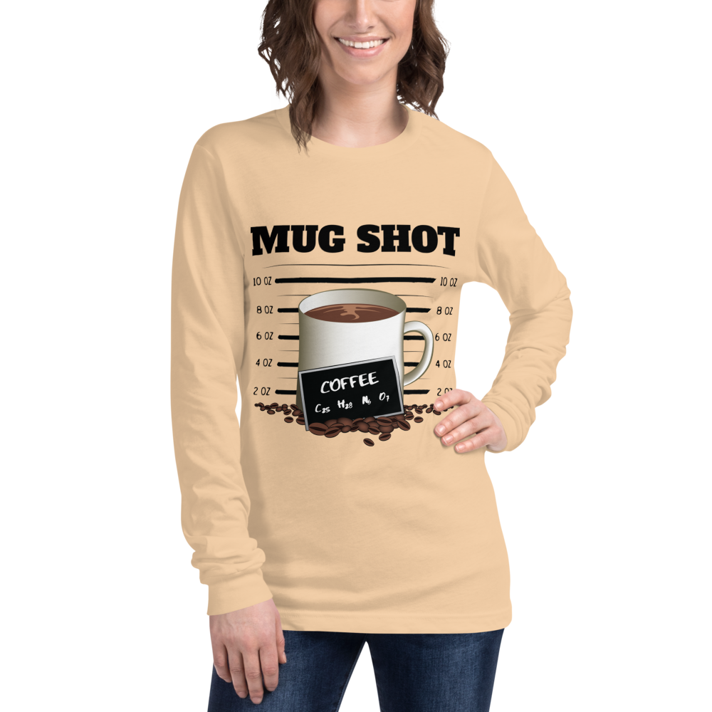 L/S T-Shirt with "MUG SHOT" Design