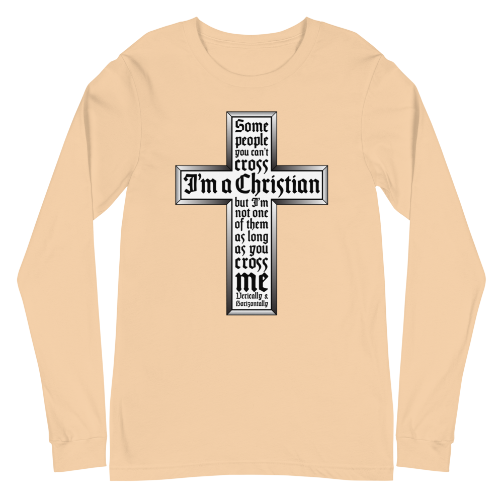L/S T-Shirt with "Cross" Design