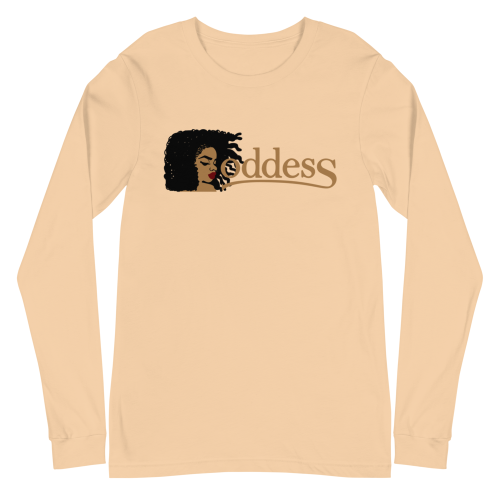 L/S T-Shirt with "Goddess" and "The PropHer Noun" Designs