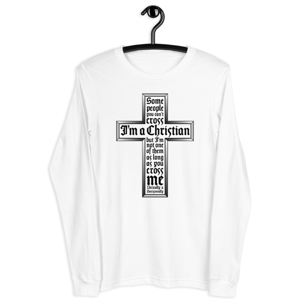 L/S T-Shirt with "I'm A Christian" Design