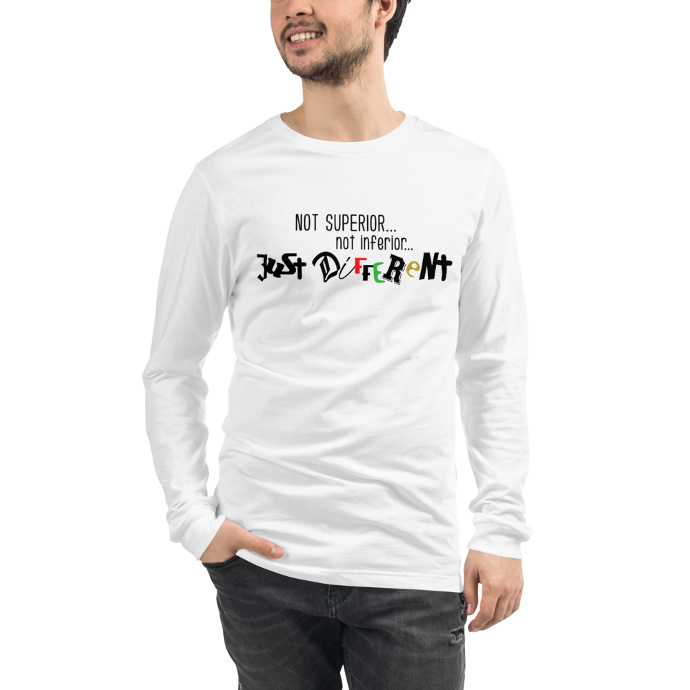 L/S T-Shirt with "Just Different" Design