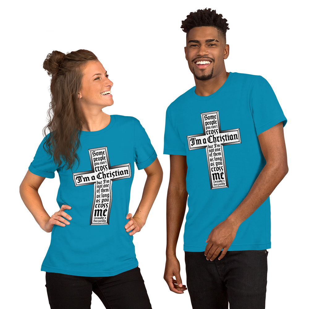 S/S T-Shirt with "I'm A Christian" Design