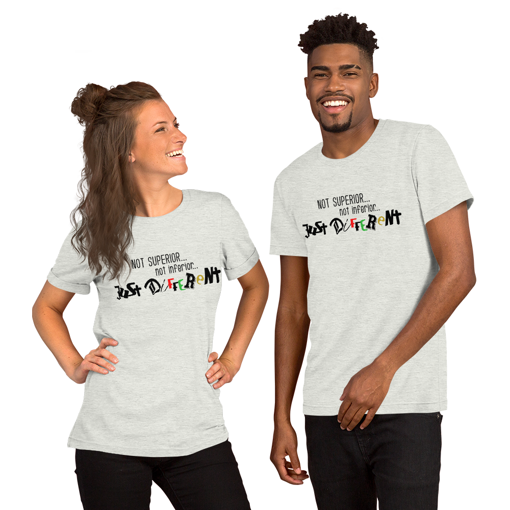 S/S T-Shirt with "Just Different" Design