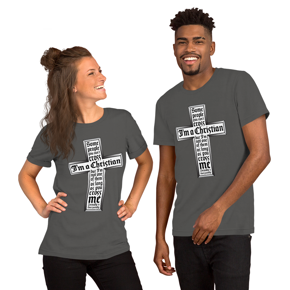 S/S T-Shirt with "I'm A Christian" Design