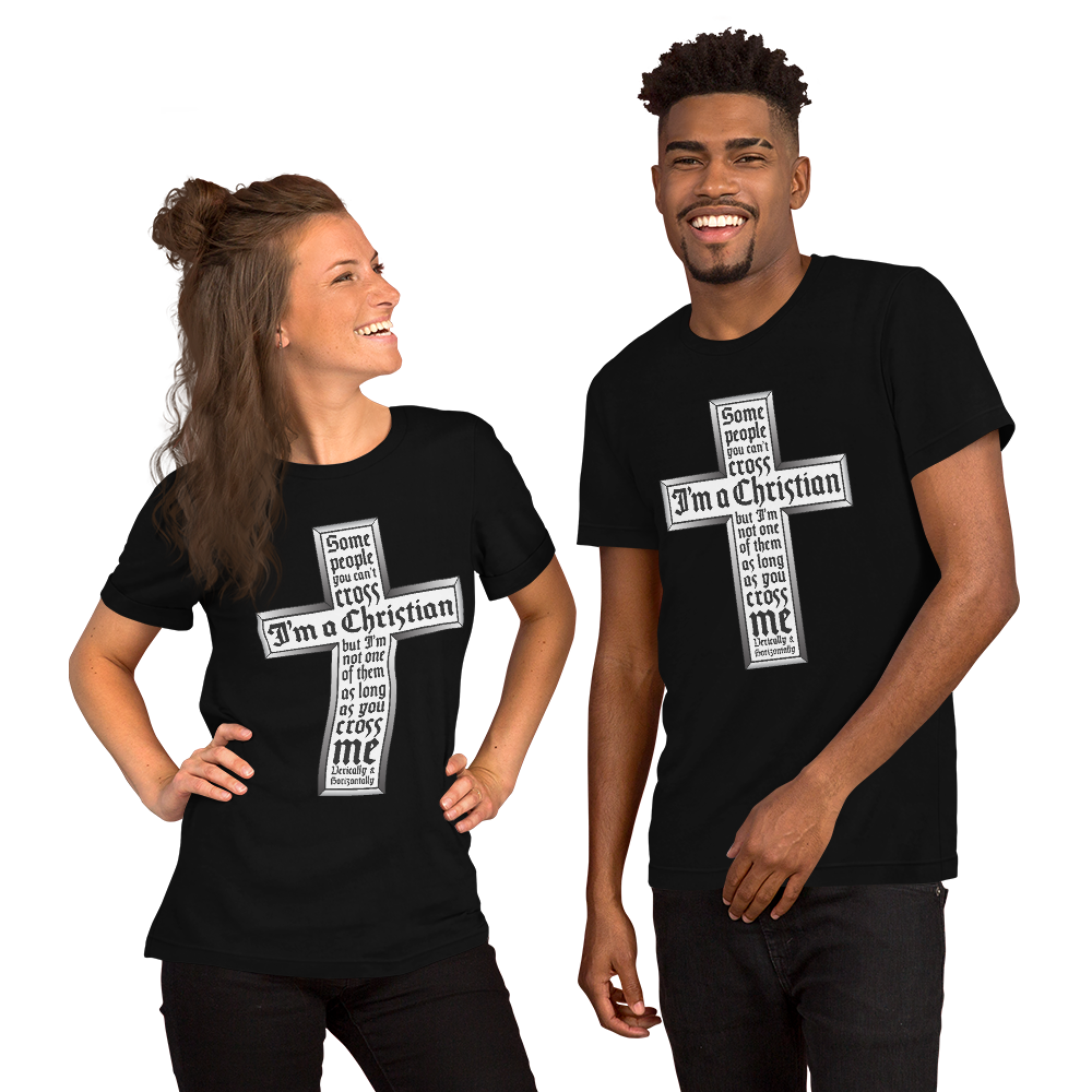 S/S T-Shirt with "I'm A Christian" Design
