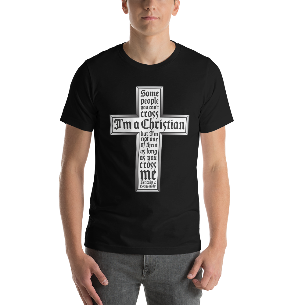 S/S T-Shirt with "I'm A Christian" Design