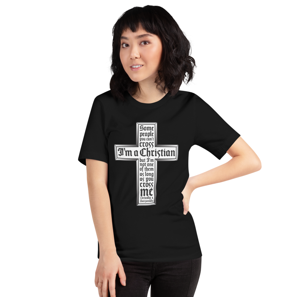 S/S T-Shirt with "I'm A Christian" Design
