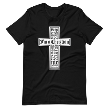S/S T-Shirt with "I'm A Christian" Design