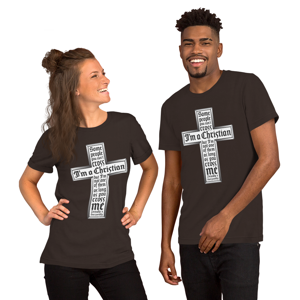 S/S T-Shirt with "I'm A Christian" Design