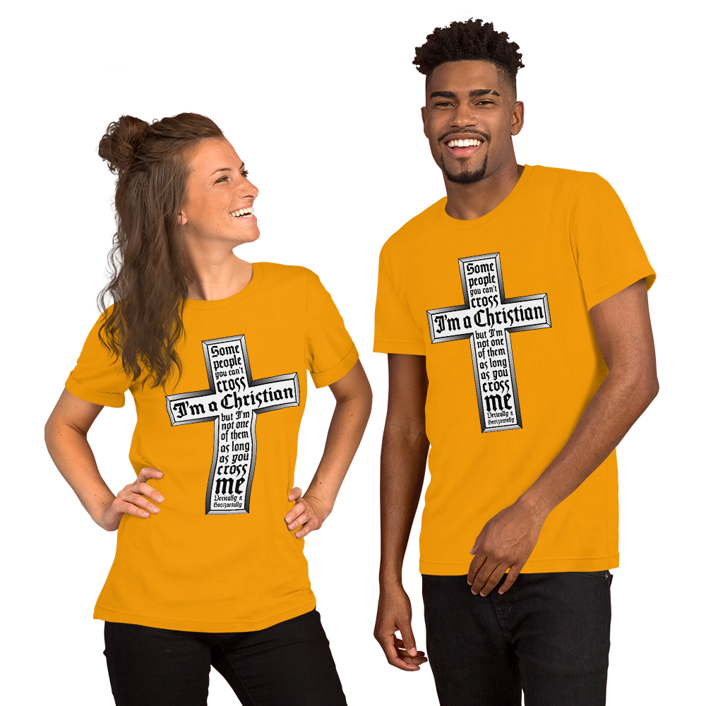 S/S T-Shirt with "I'm A Christian" Design