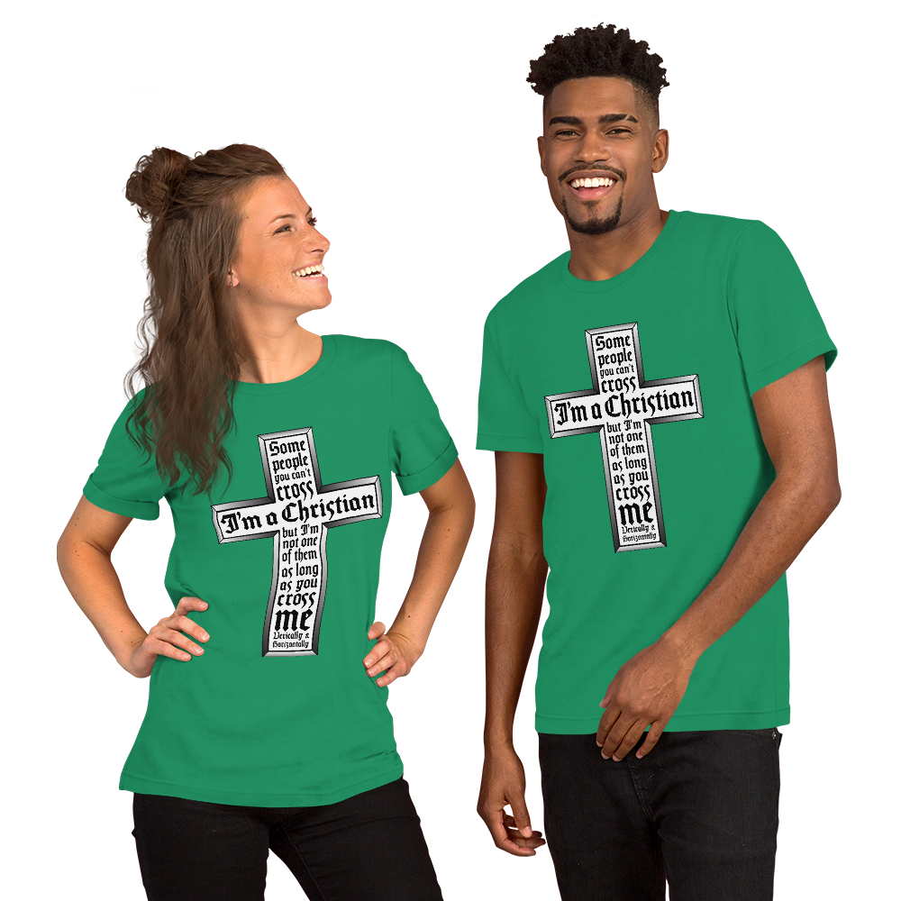 S/S T-Shirt with "I'm A Christian" Design