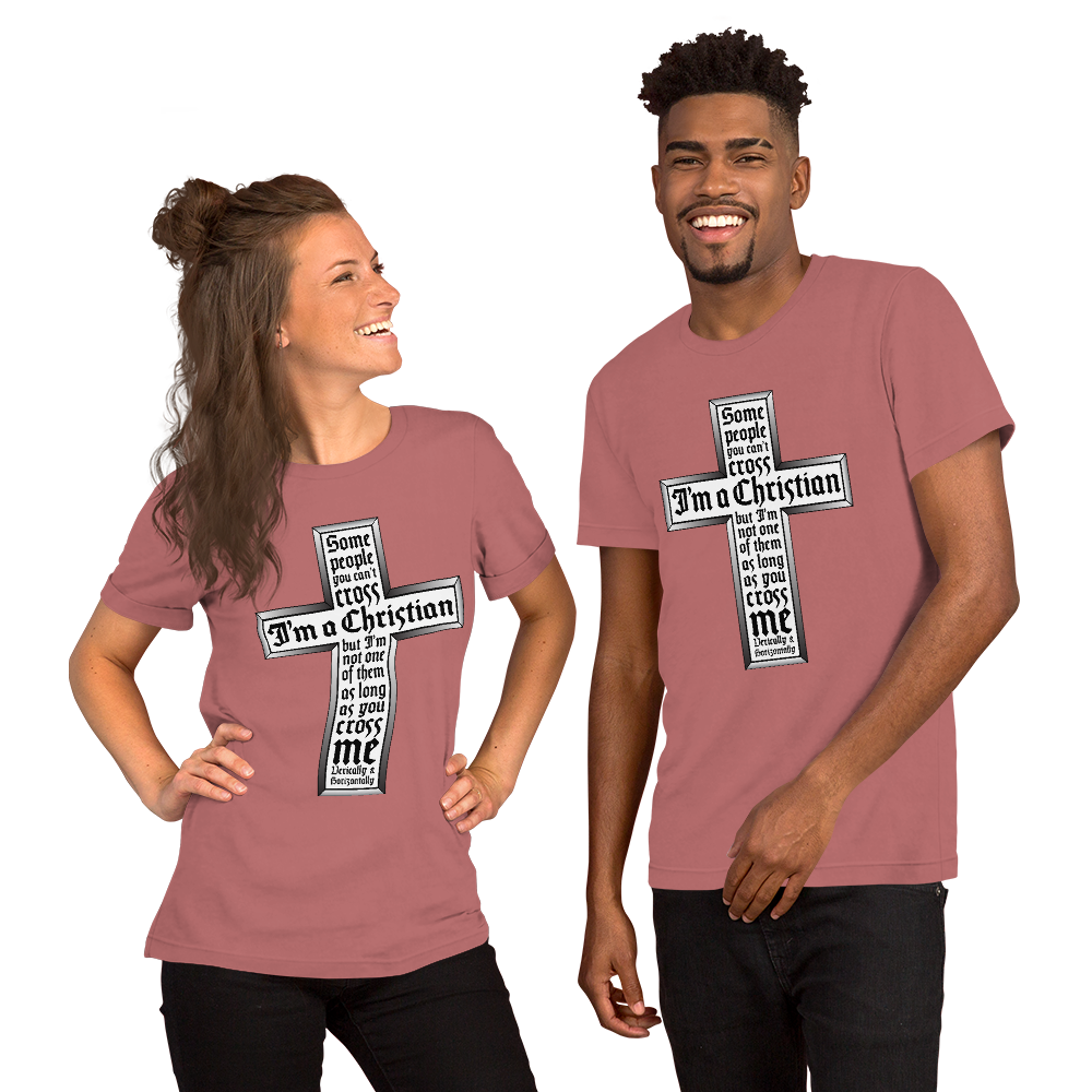 S/S T-Shirt with "I'm A Christian" Design