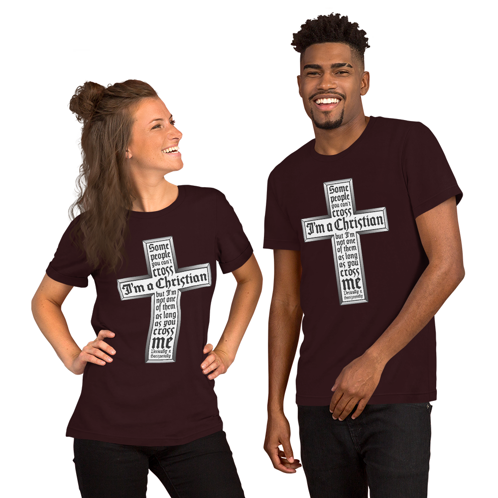 S/S T-Shirt with "I'm A Christian" Design