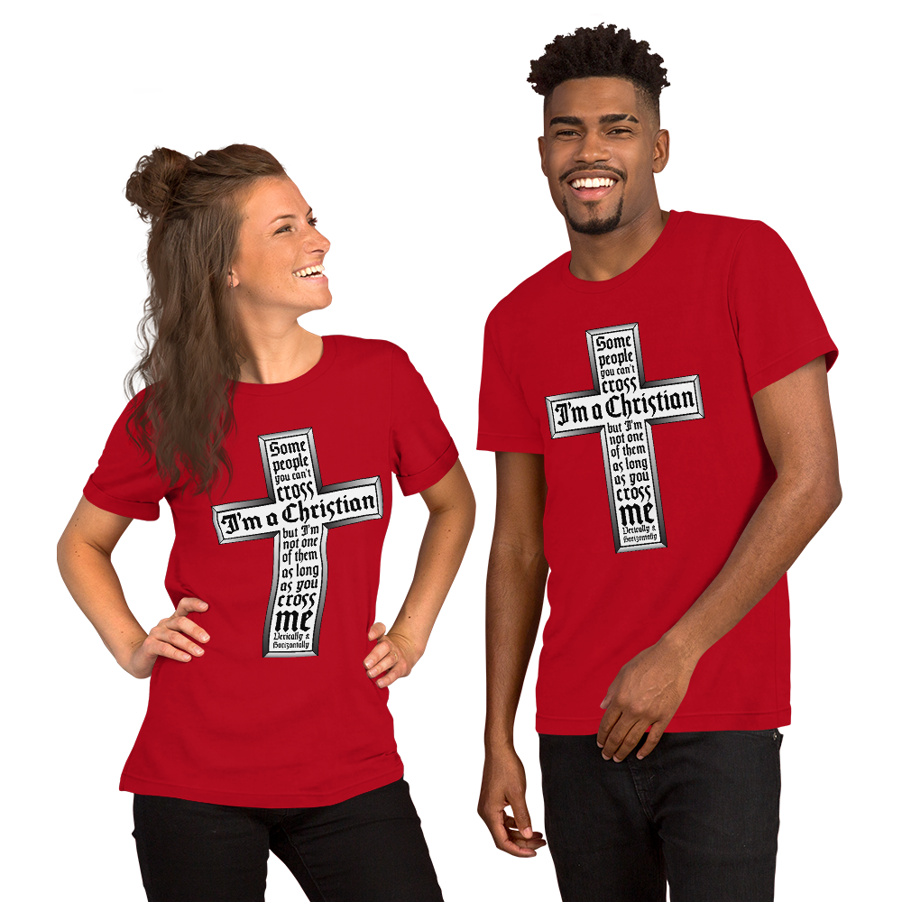 S/S T-Shirt with "I'm A Christian" Design