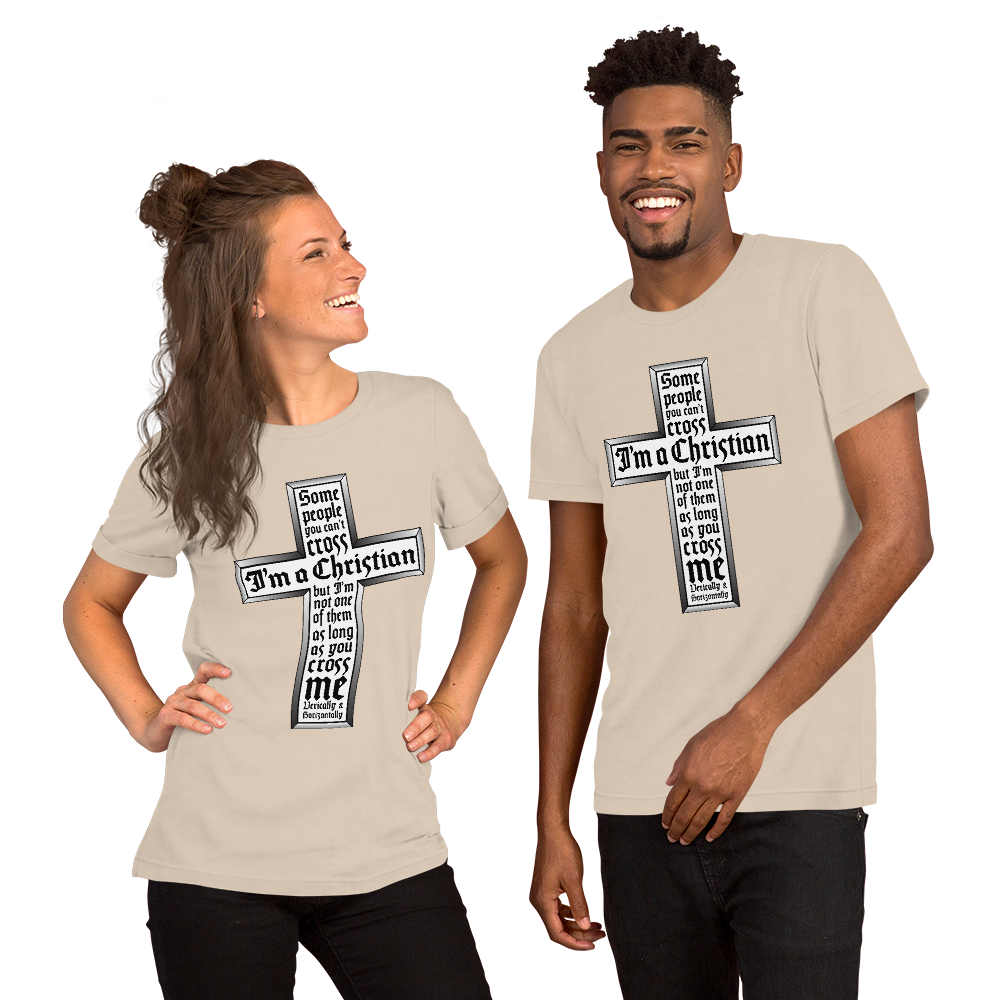 S/S T-Shirt with "I'm A Christian" Design