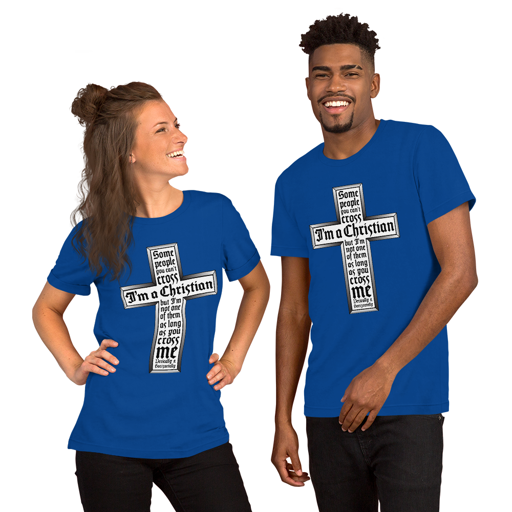 S/S T-Shirt with "I'm A Christian" Design