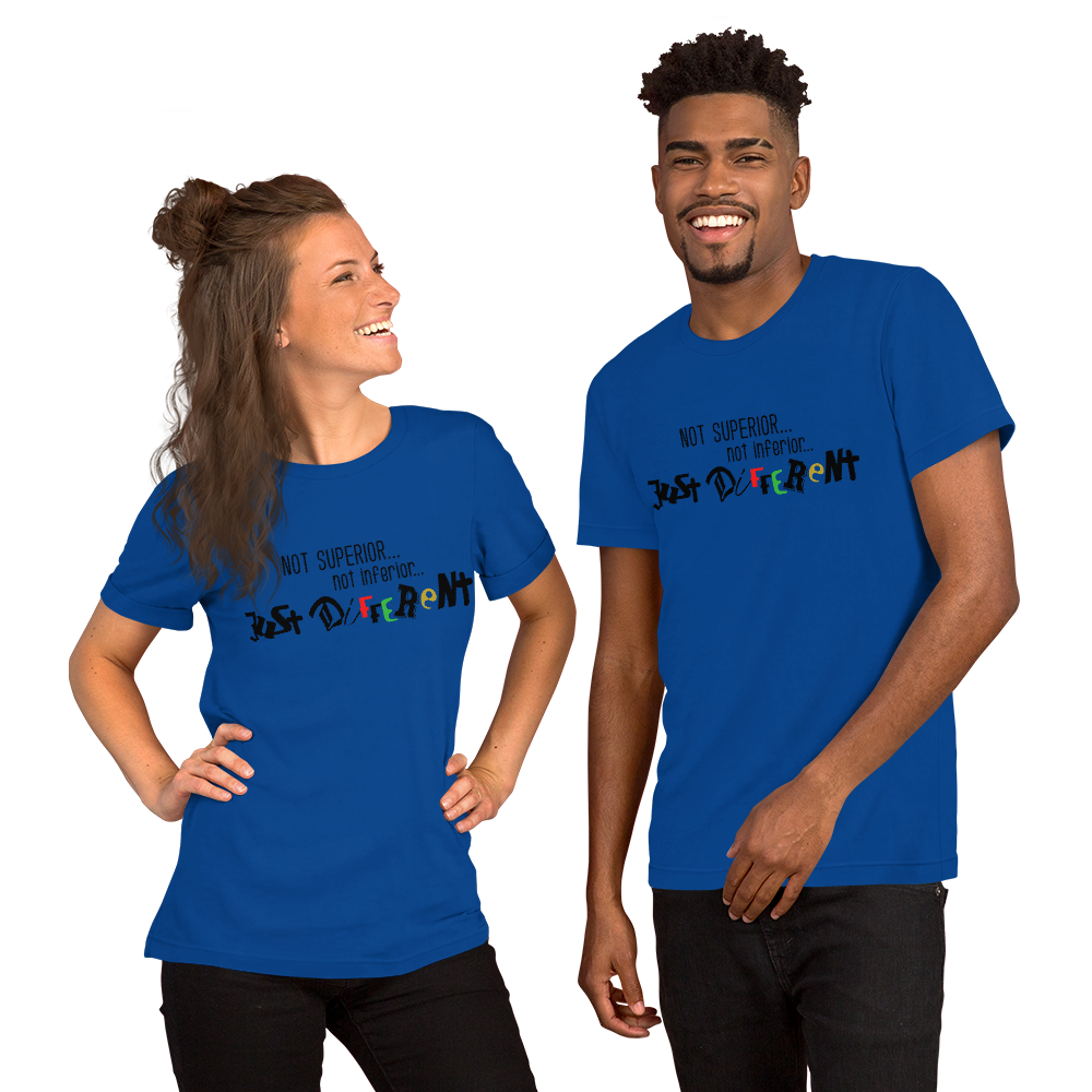 S/S T-Shirt with "Just Different" Design