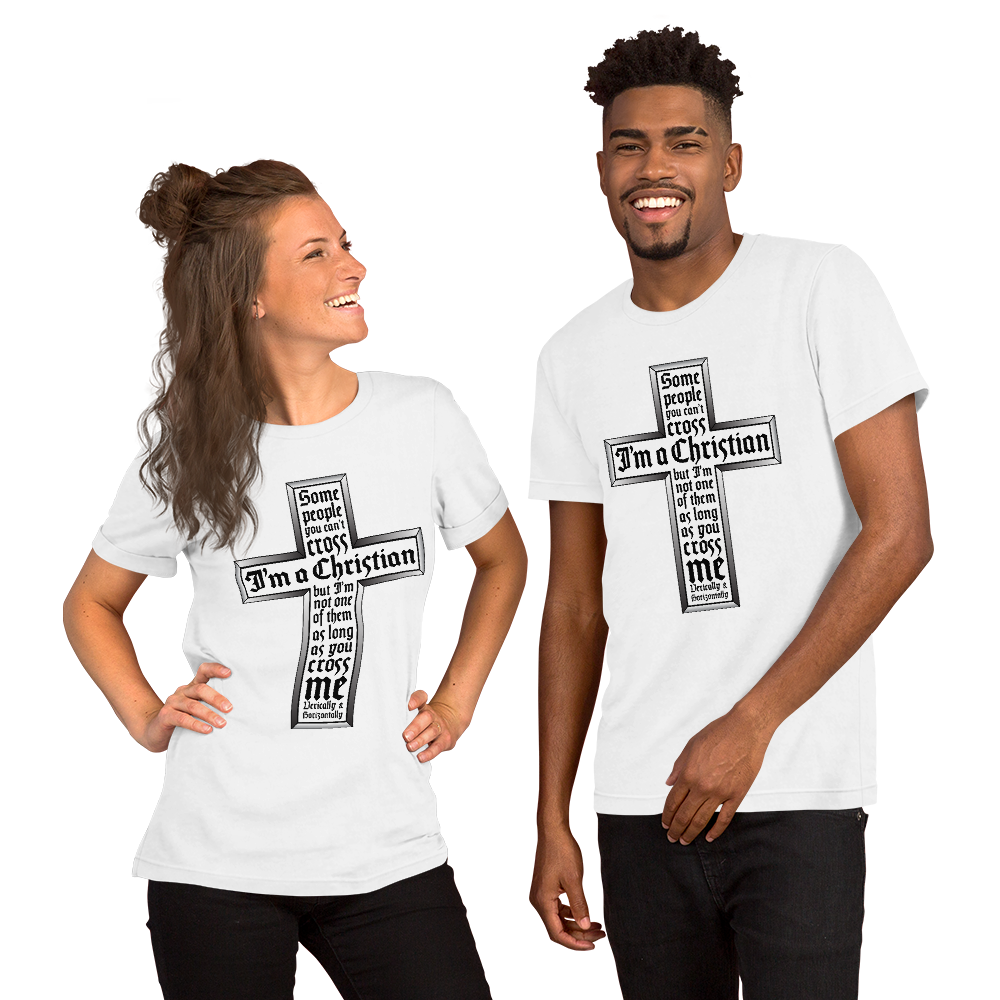 S/S T-Shirt with "I'm A Christian" Design