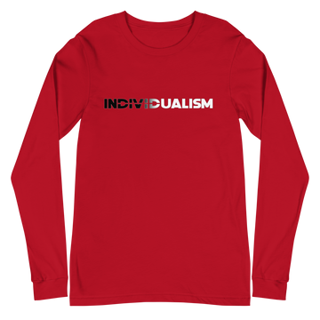 Unisex Long Sleeve Tee with "Individualism" Design