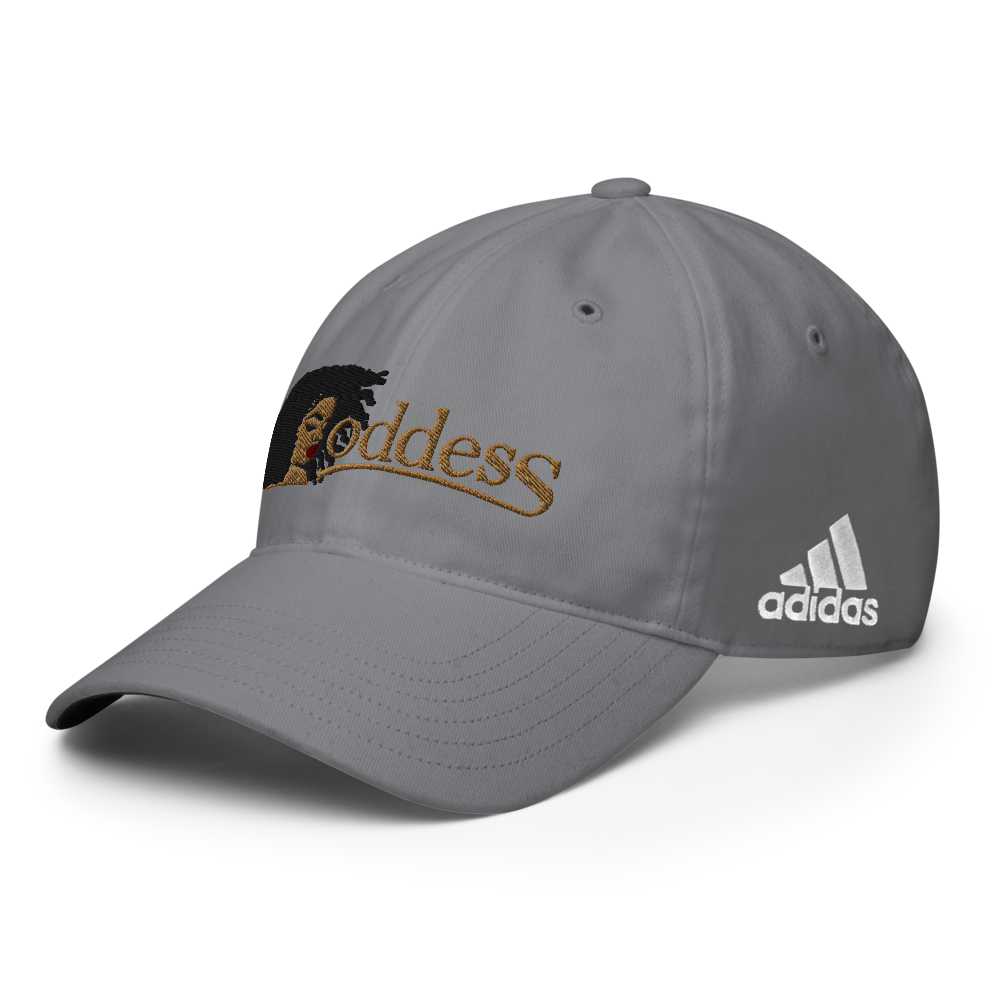 Performance Golf Cap Embroidered with "Goddess" and "The PropHer Noun" designs