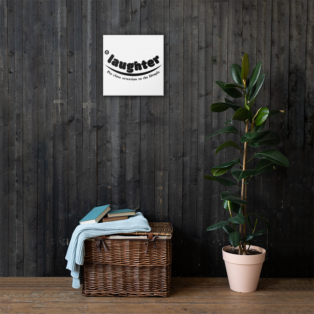 Canvas Print with "Slaughter" Design