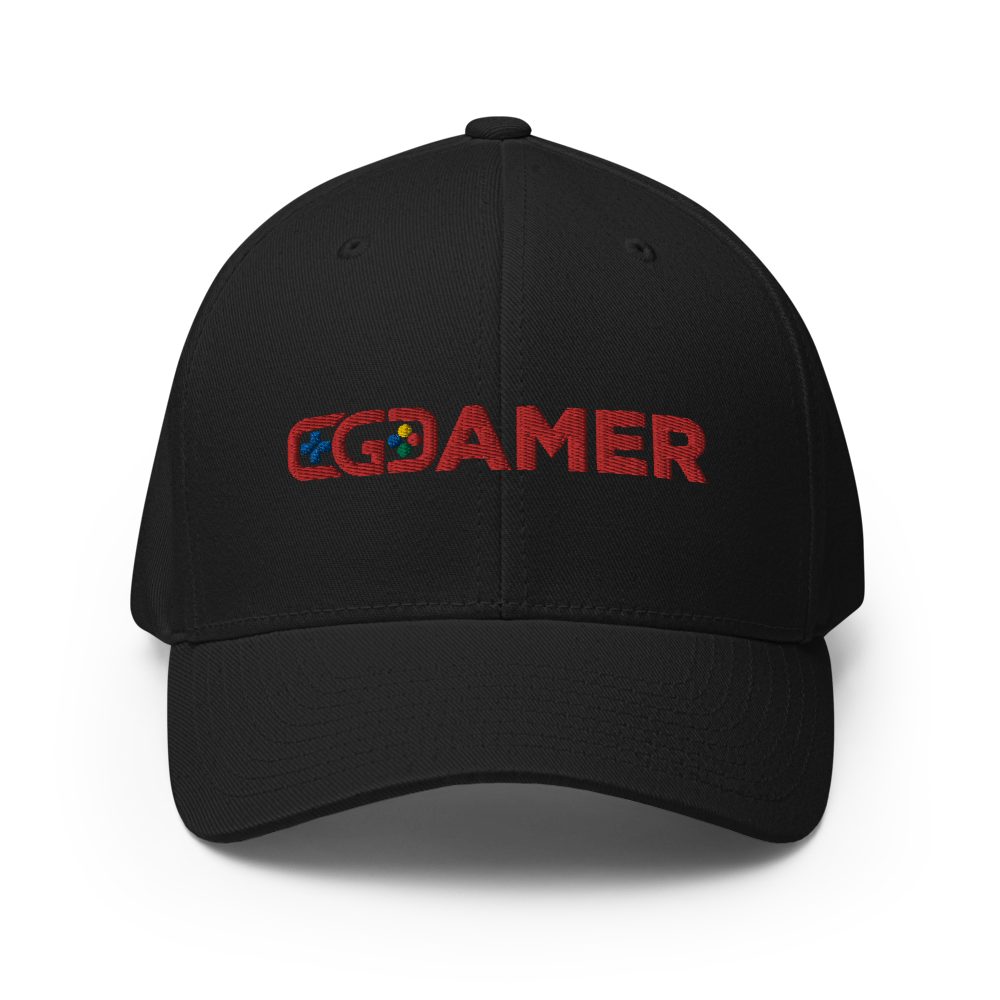 Structured Twill Cap with "Gamer" Designs