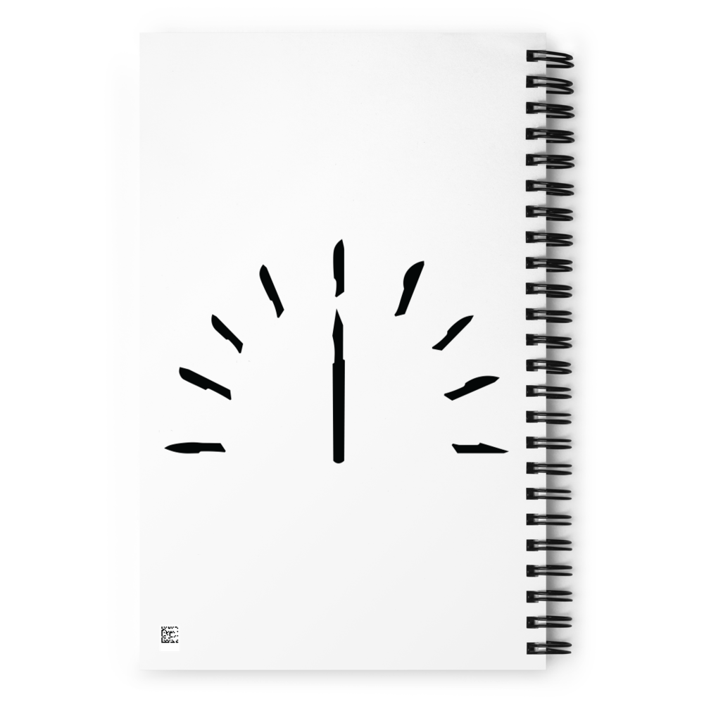 Spiral notebook with "I'm A Surgeon" Designs