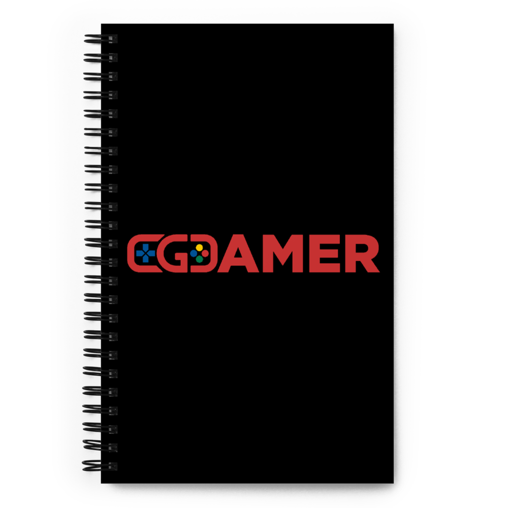 Spiral notebook with "Gamer" Designs