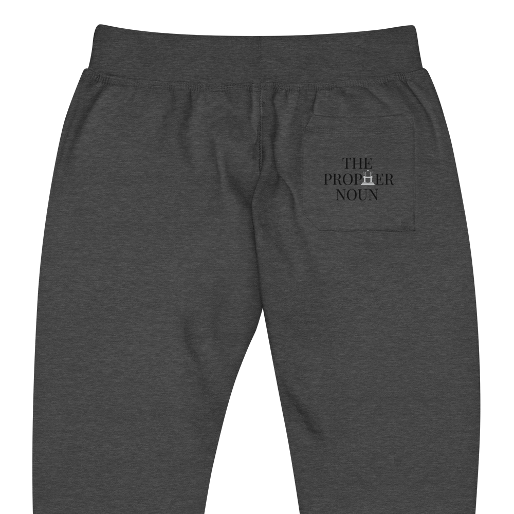 Fleece Sweatpants with "Goddess" and "The PropHer" Noun Designs