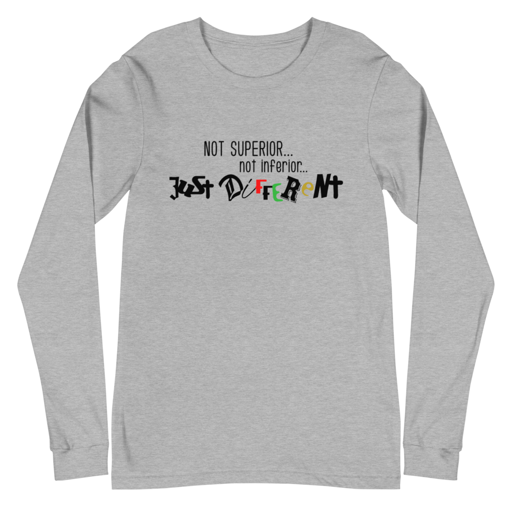 L/S T-Shirt with "Just Different" Design
