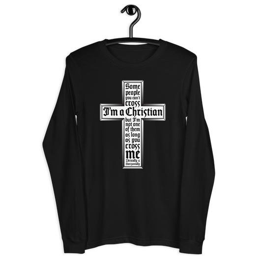 L/S T-Shirt with "I'm A Christian" Design