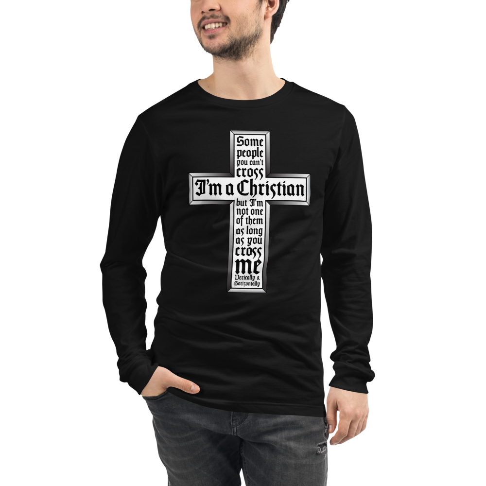 L/S T-Shirt with "I'm A Christian" Design