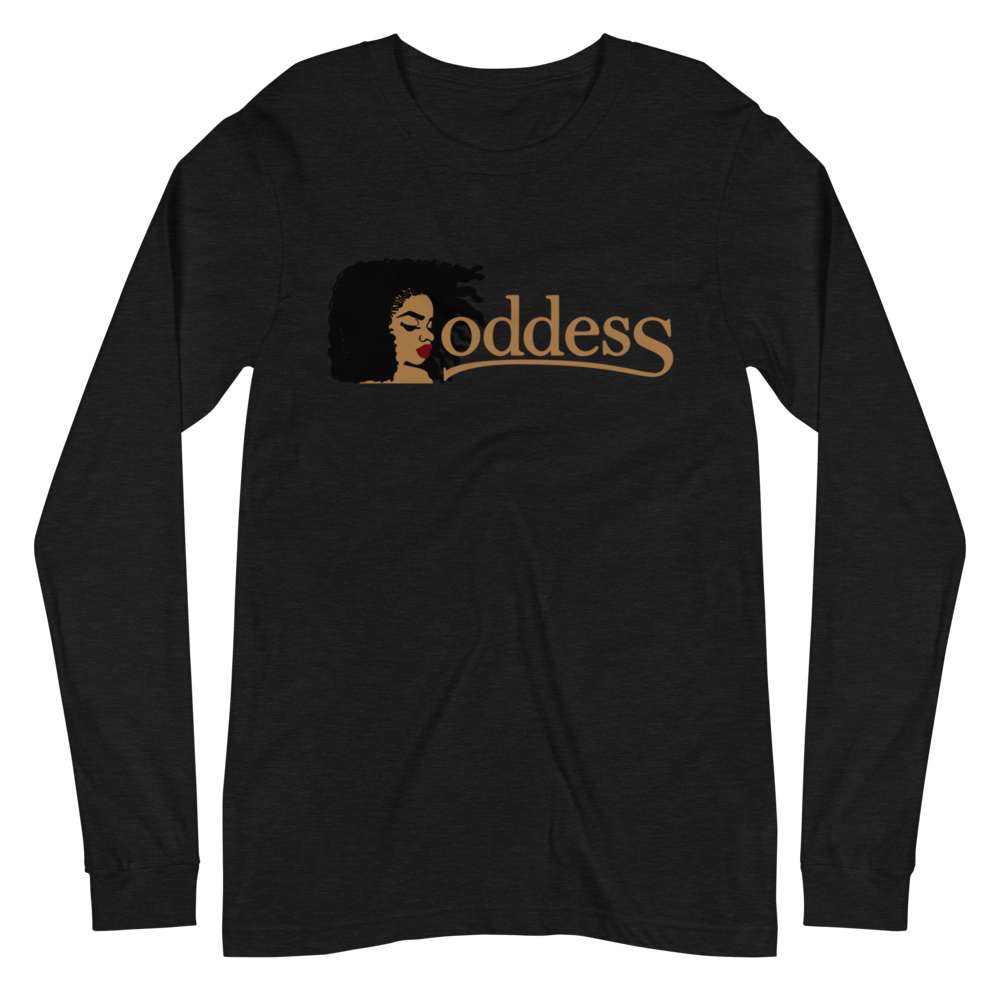 L/S T-Shirt with "Goddess" and "The PropHer Noun" Designs