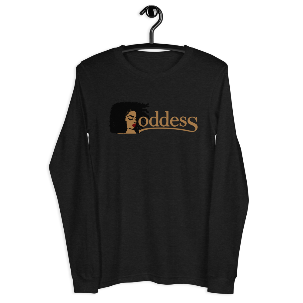 L/S T-Shirt with "Goddess" and "The PropHer Noun" Designs