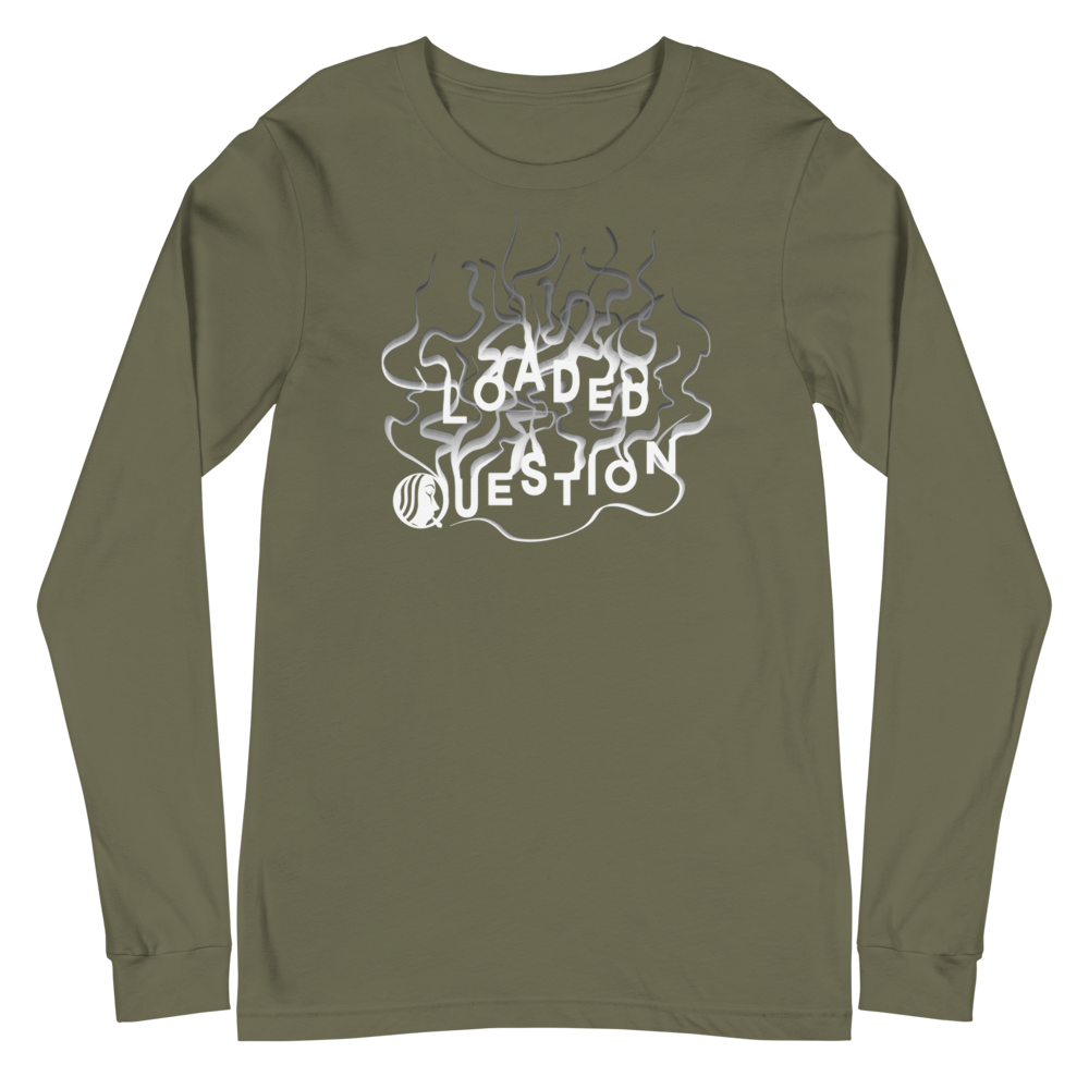 L/S T-Shirt with "Loaded Question" Design