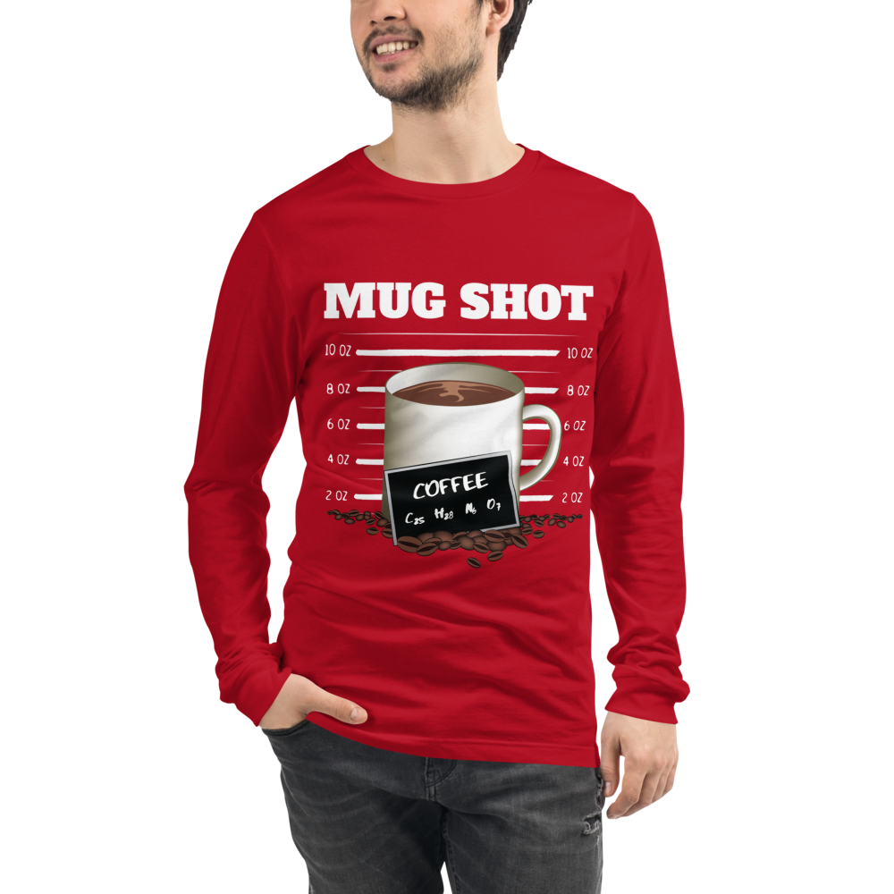 L/S T-Shirt with "MUG SHOT" Design