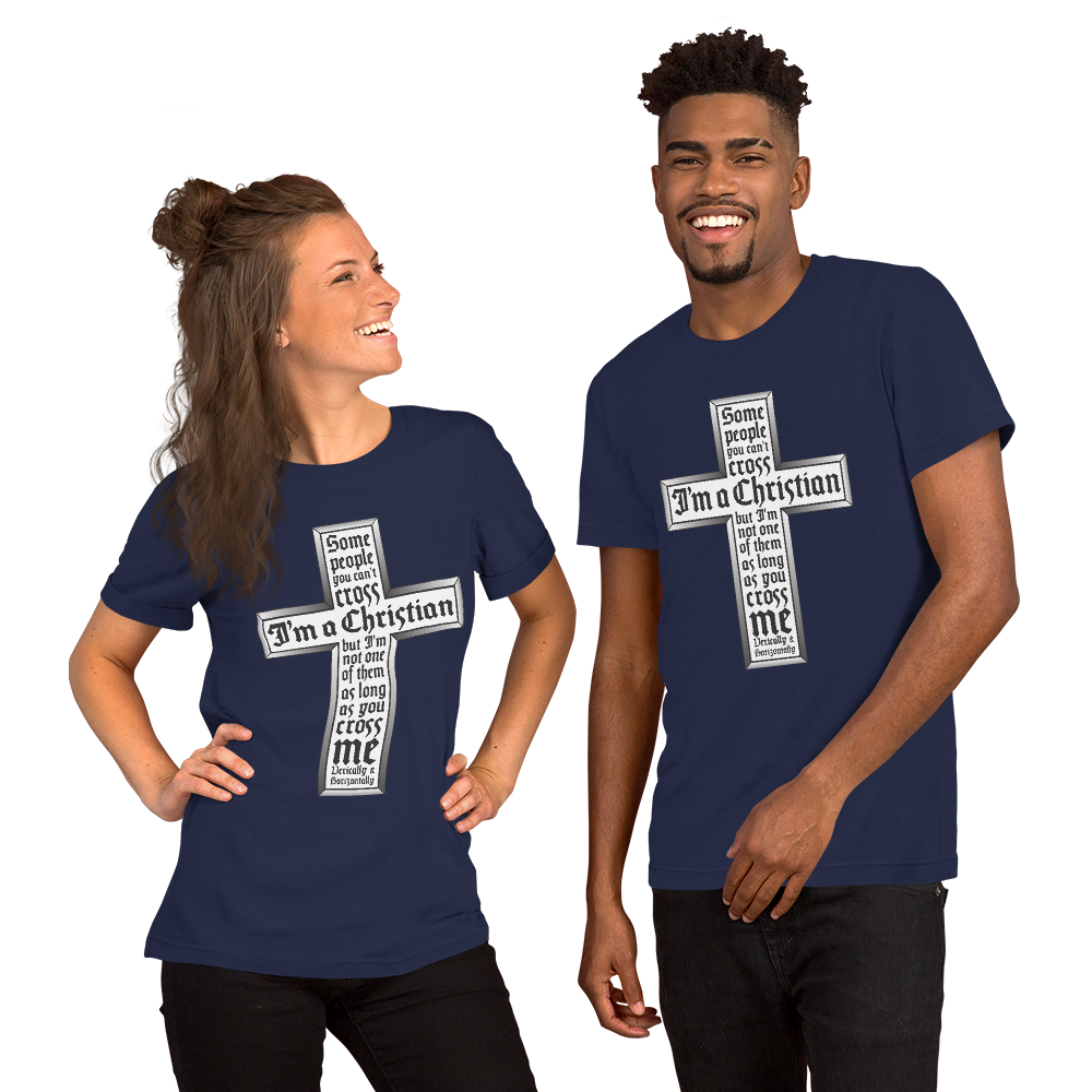 S/S T-Shirt with "I'm  A Christian" Design