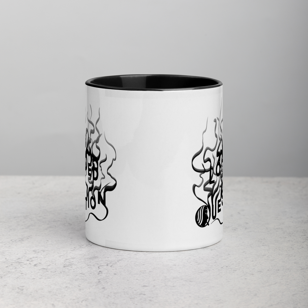 White Mug with "Loaded Question" Design